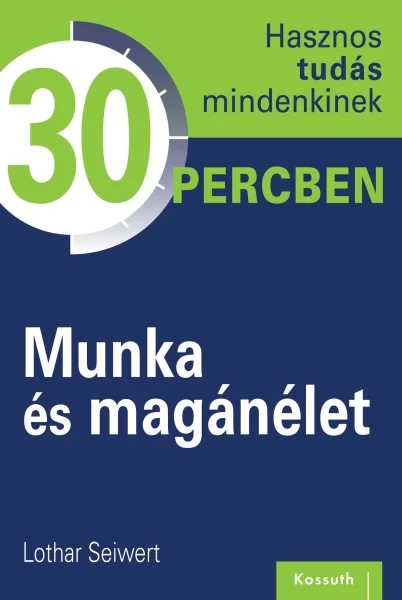 Munka és magánélet könyv borító
