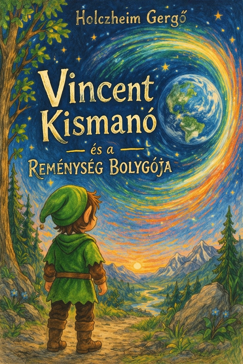 Vincent kismanó és a Reménység Bolygója könyv borító