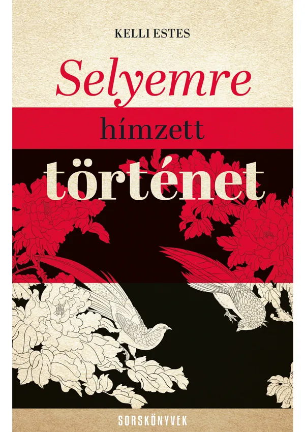 Selyemre hímzett történet könyv borító