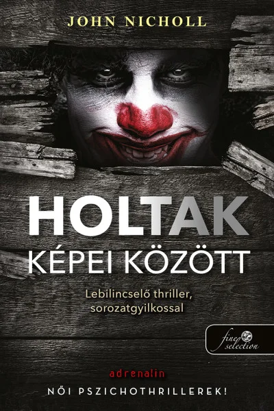 Holtak képei között könyv borító