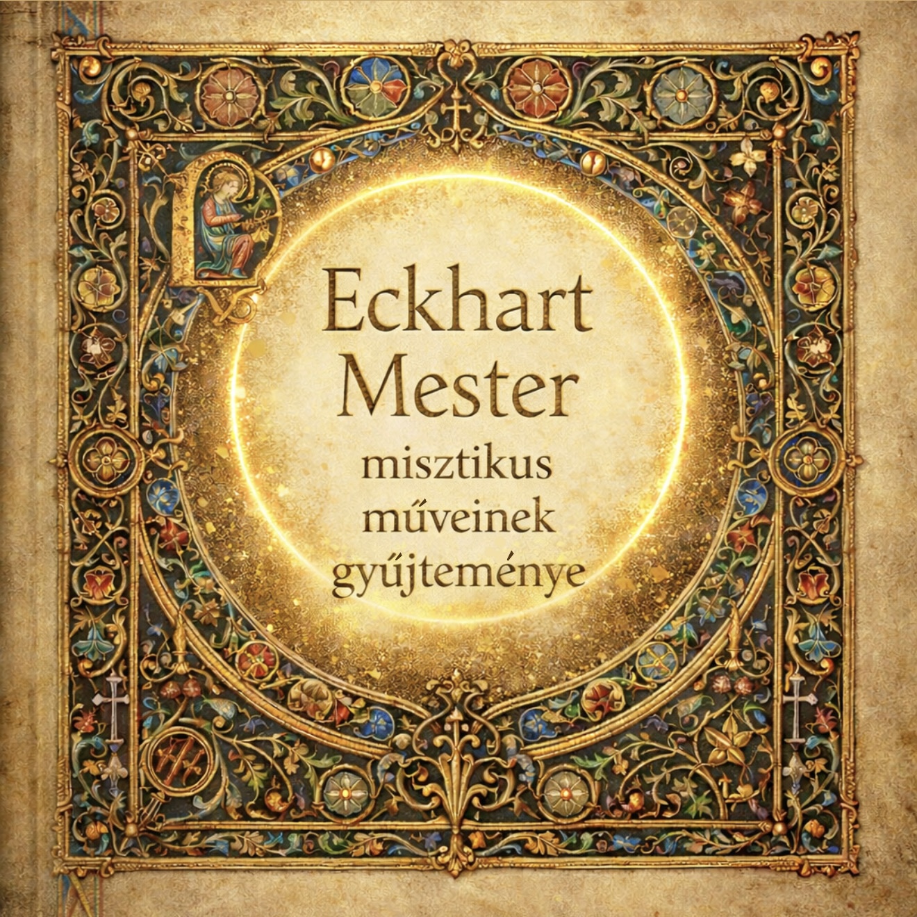 Eckhart Mester misztikus műveinek gyűjteménye könyv borító