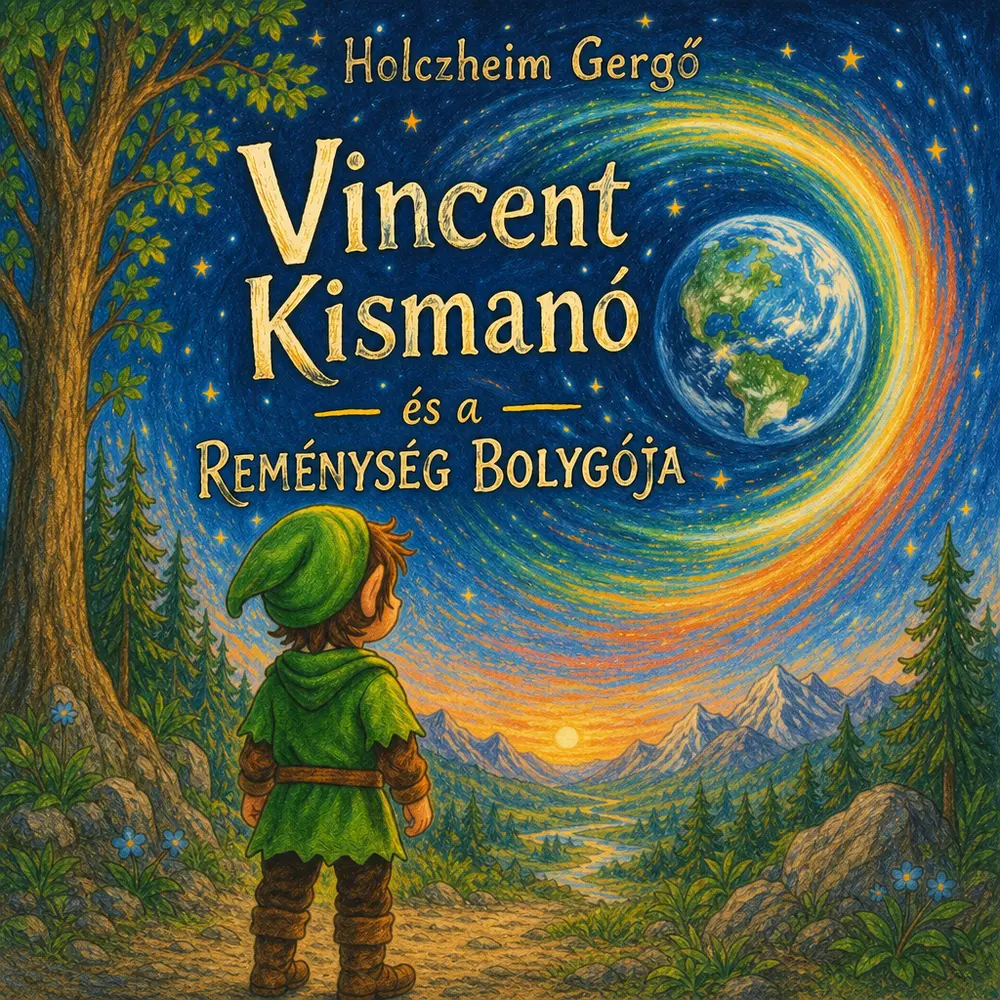 Vincent kismanó és a Reménység Bolygója könyv borító