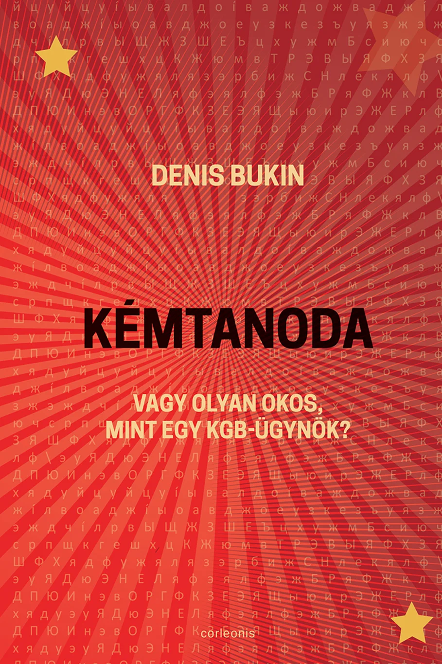 Kémtanoda könyv borító