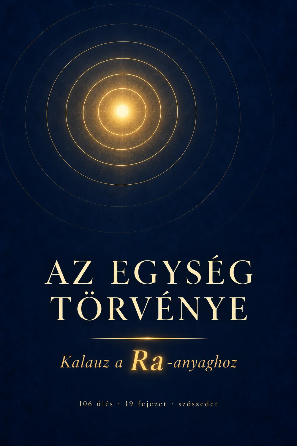 Az Egység Törvénye könyv borító