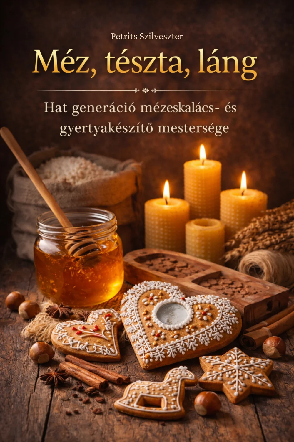 Méz, tészta, láng könyv borító
