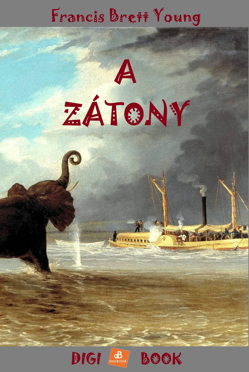 A zátony könyv borító