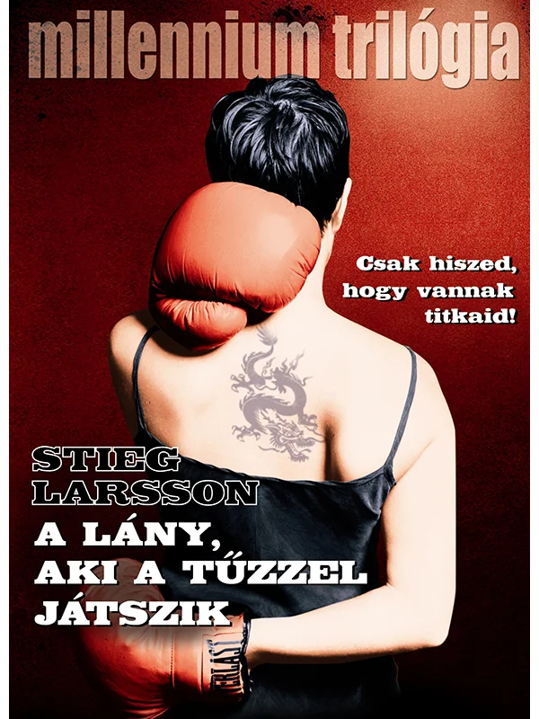 A lány, aki a tűzzel játszik könyv borító