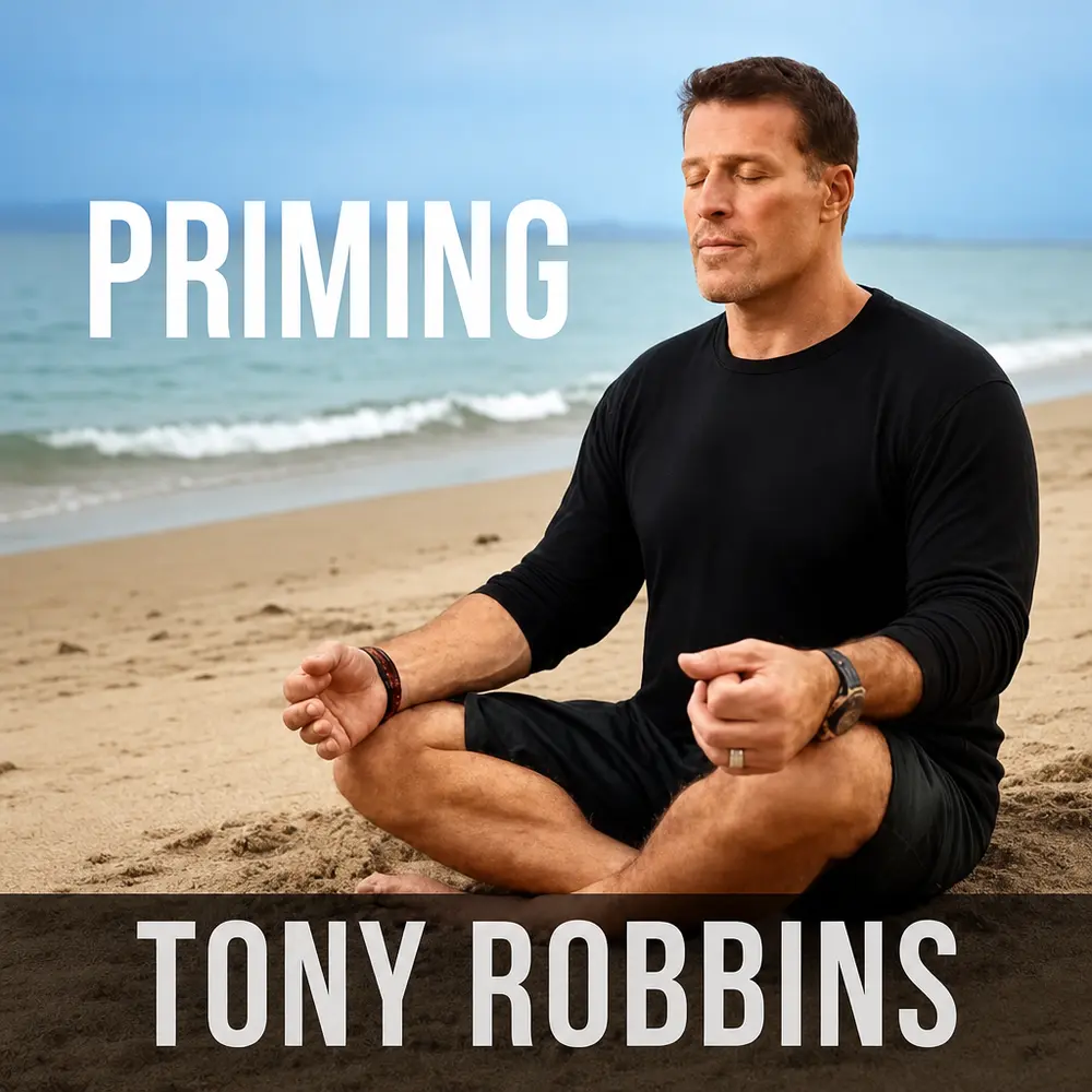 Tony Robbins meditáció könyv borító