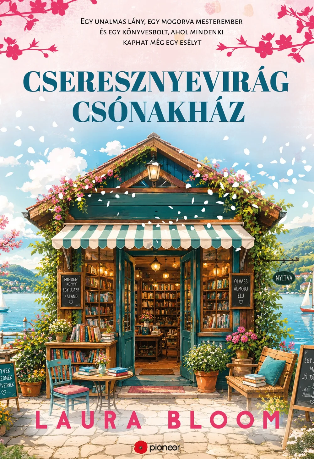 Cseresznyevirág csónakház könyv borító
