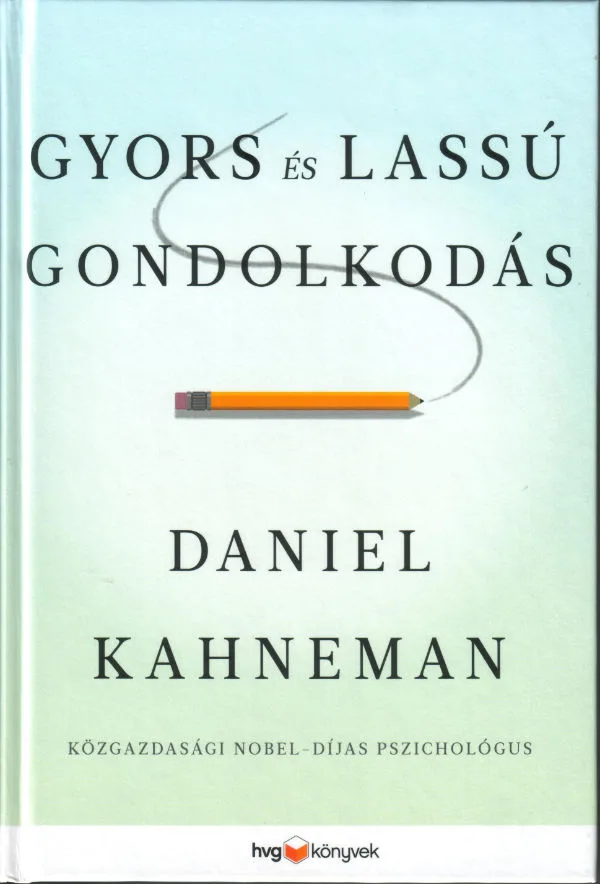Gyors és lassú gondolkodás könyv borító