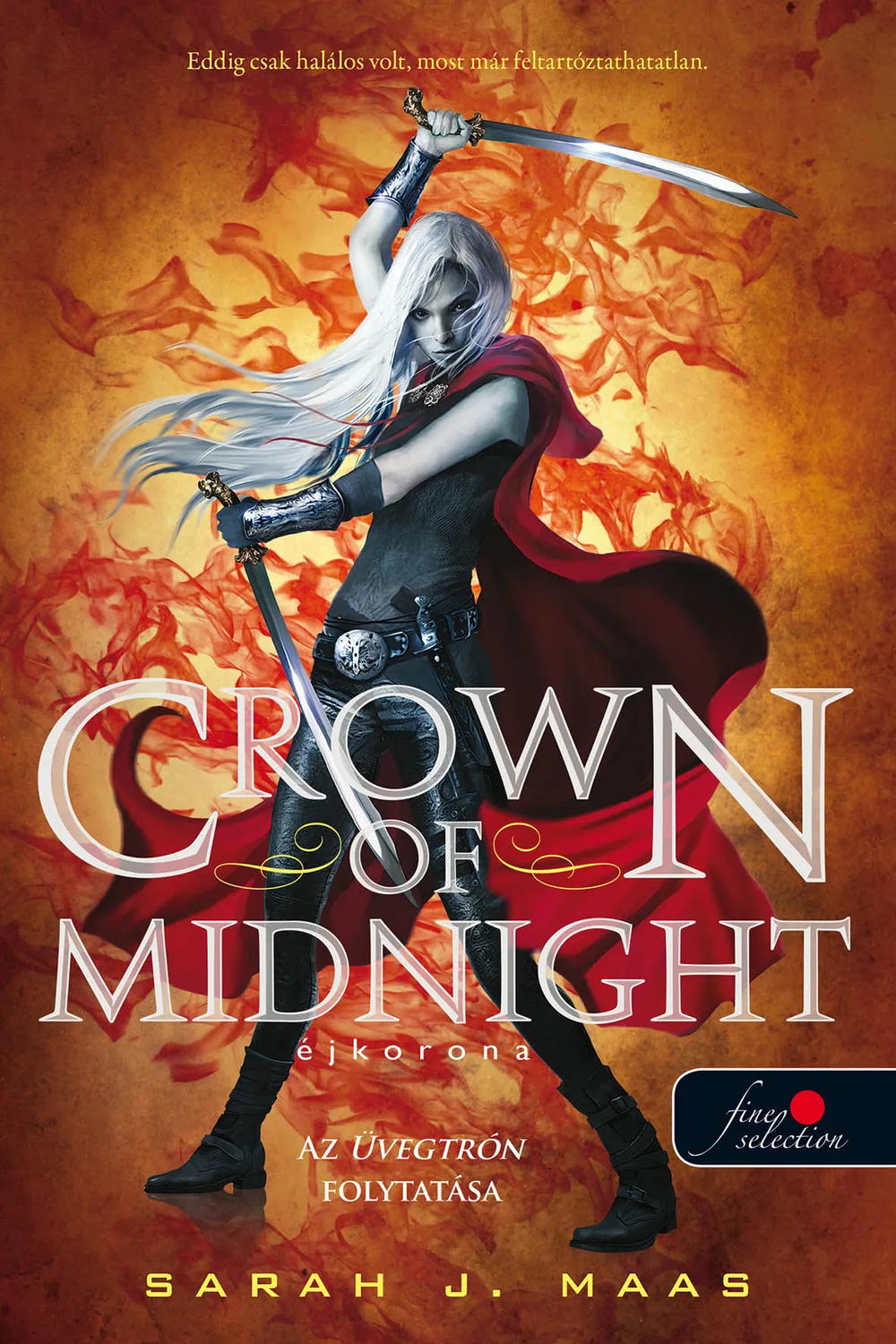 Crown of Midnight – Éjkorona (Üvegtrón 2.) könyv borító