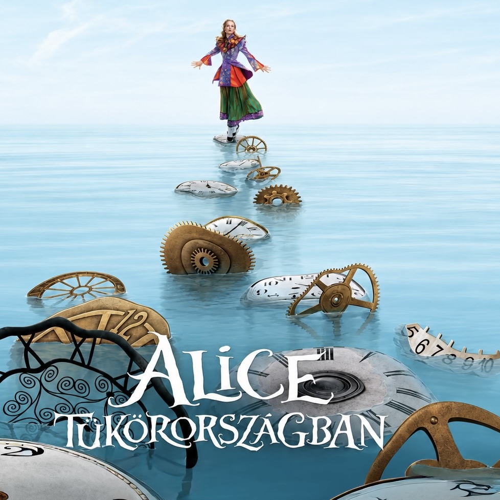 Alice Tükörországban könyv borító