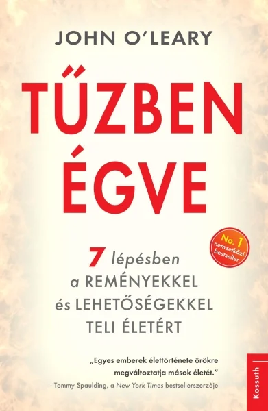 Tűzben égve könyv borító
