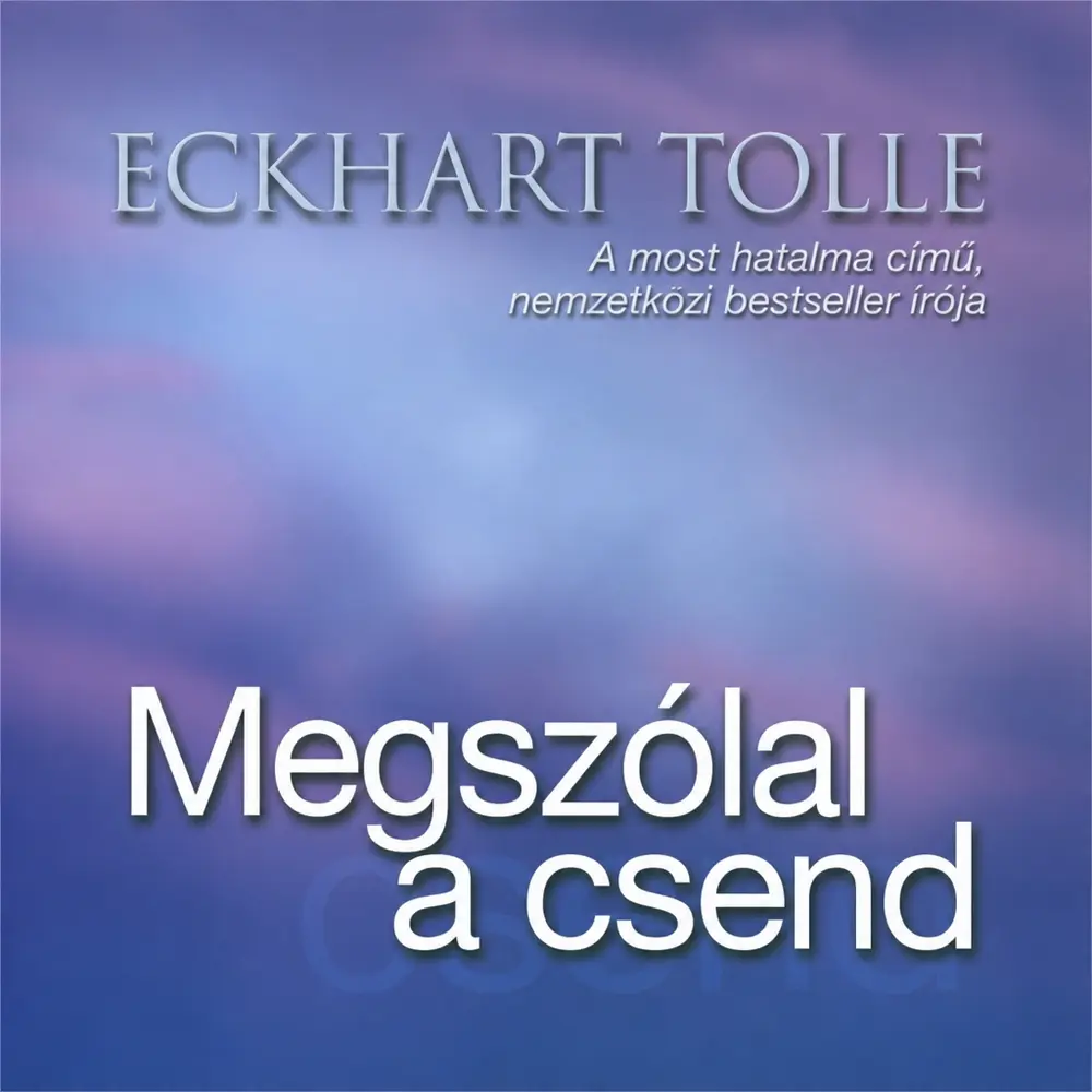 Megszólal a csend könyv borító