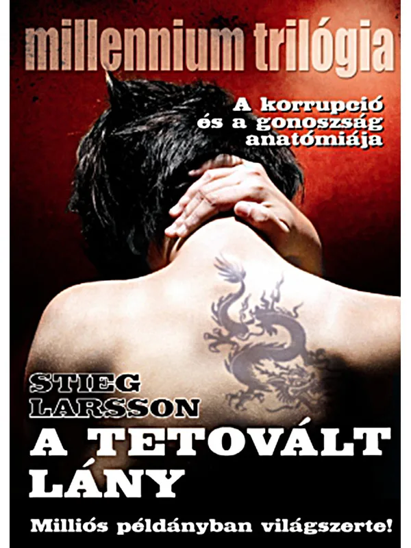 A tetovált lány könyv borító