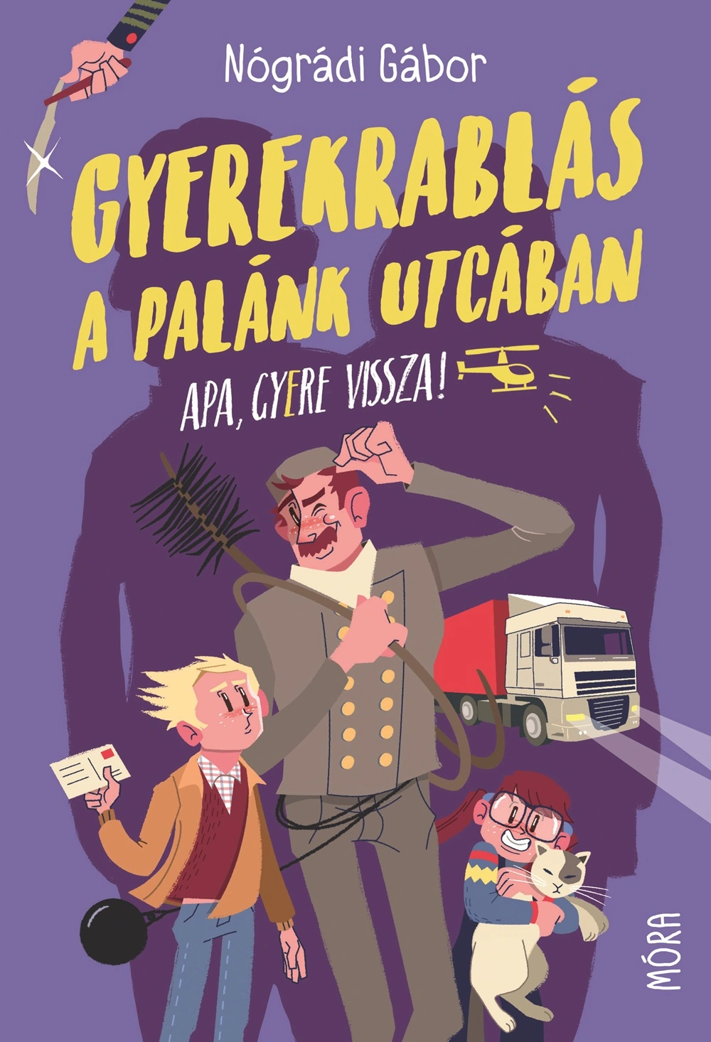 Gyerekrablás a palánk utcában könyv borító