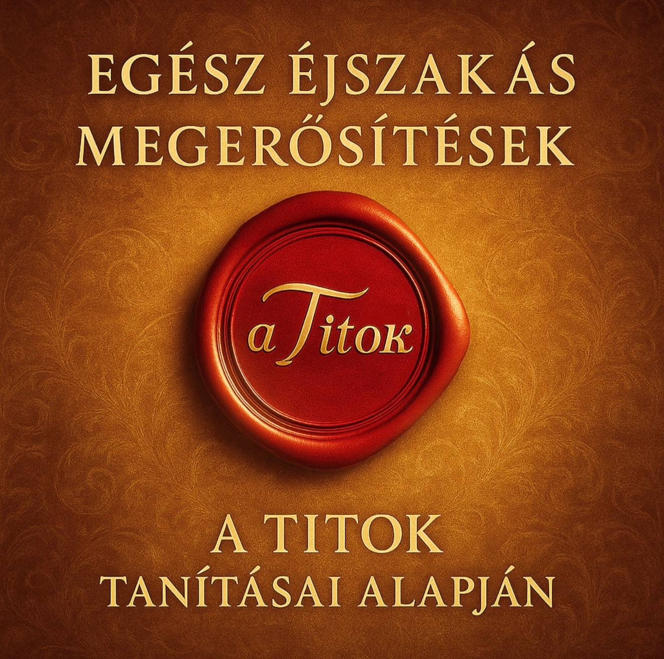 Egész éjszakás megerősítések – A Titok tanításai alapján könyv borító