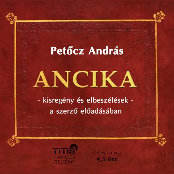 Ancika könyv borító
