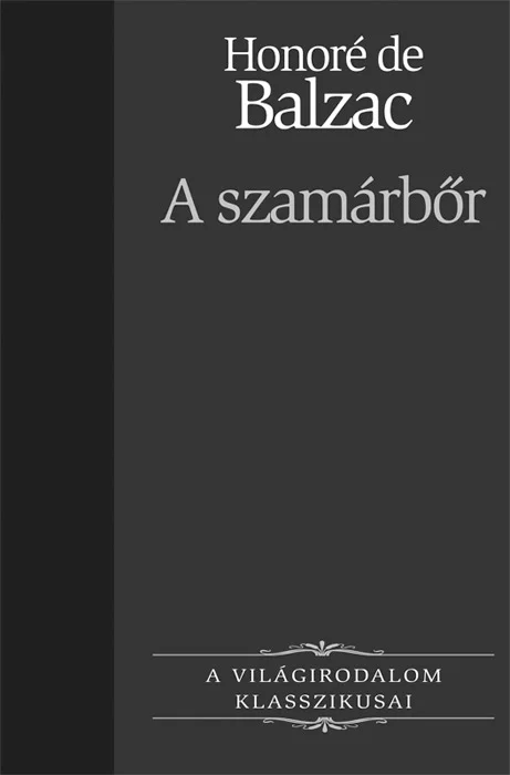 A szamárbőr könyv borító
