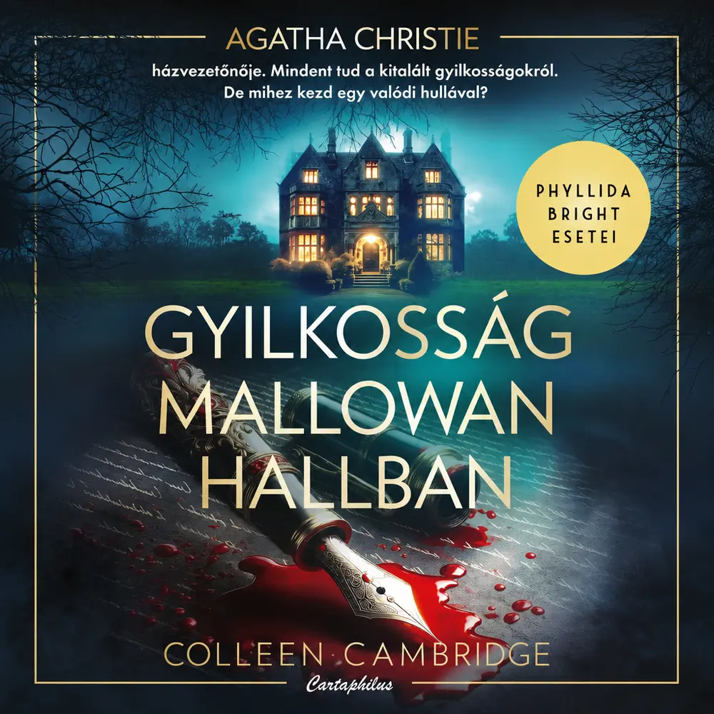 Gyilkosság Mallowan Hallban könyv borító