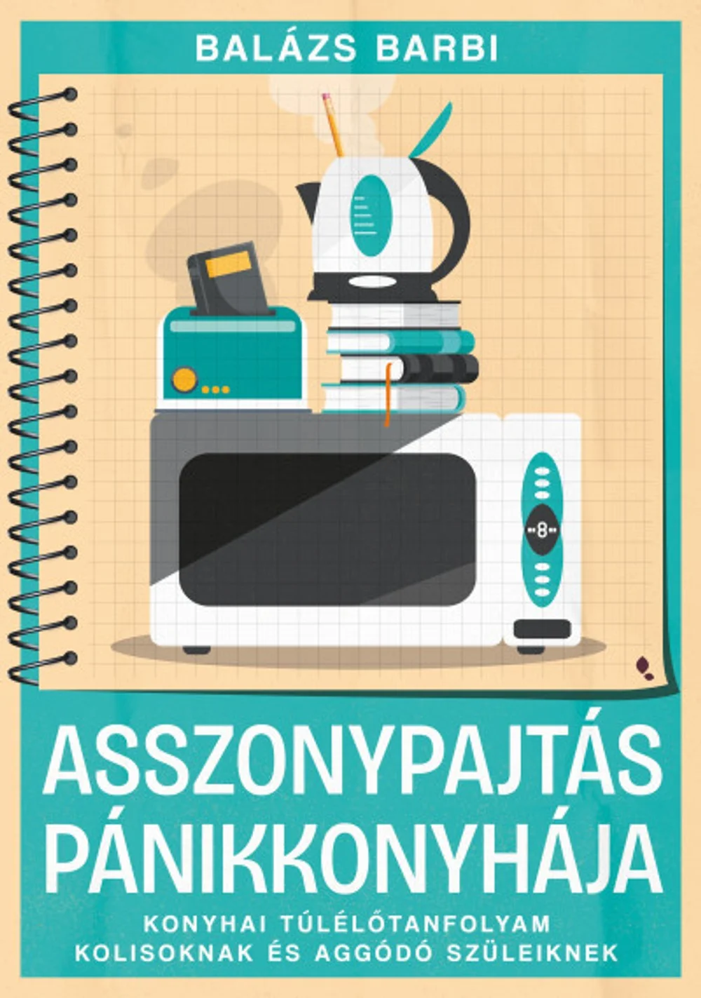 Asszonypajtás pánikkonyhája könyv borító