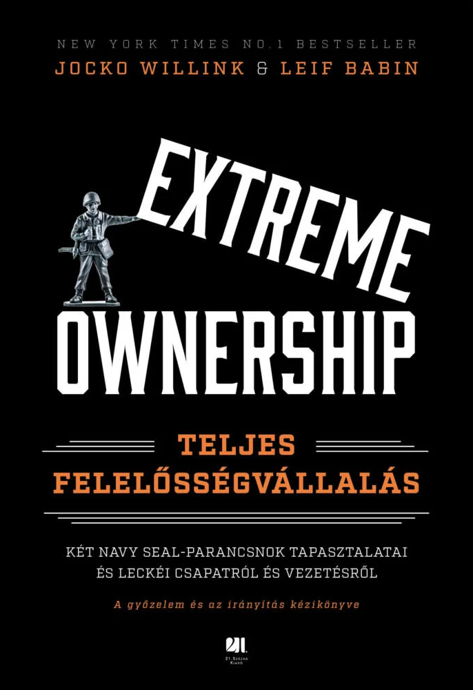 Extreme Ownership – Teljes felelősségvállalás könyv borító