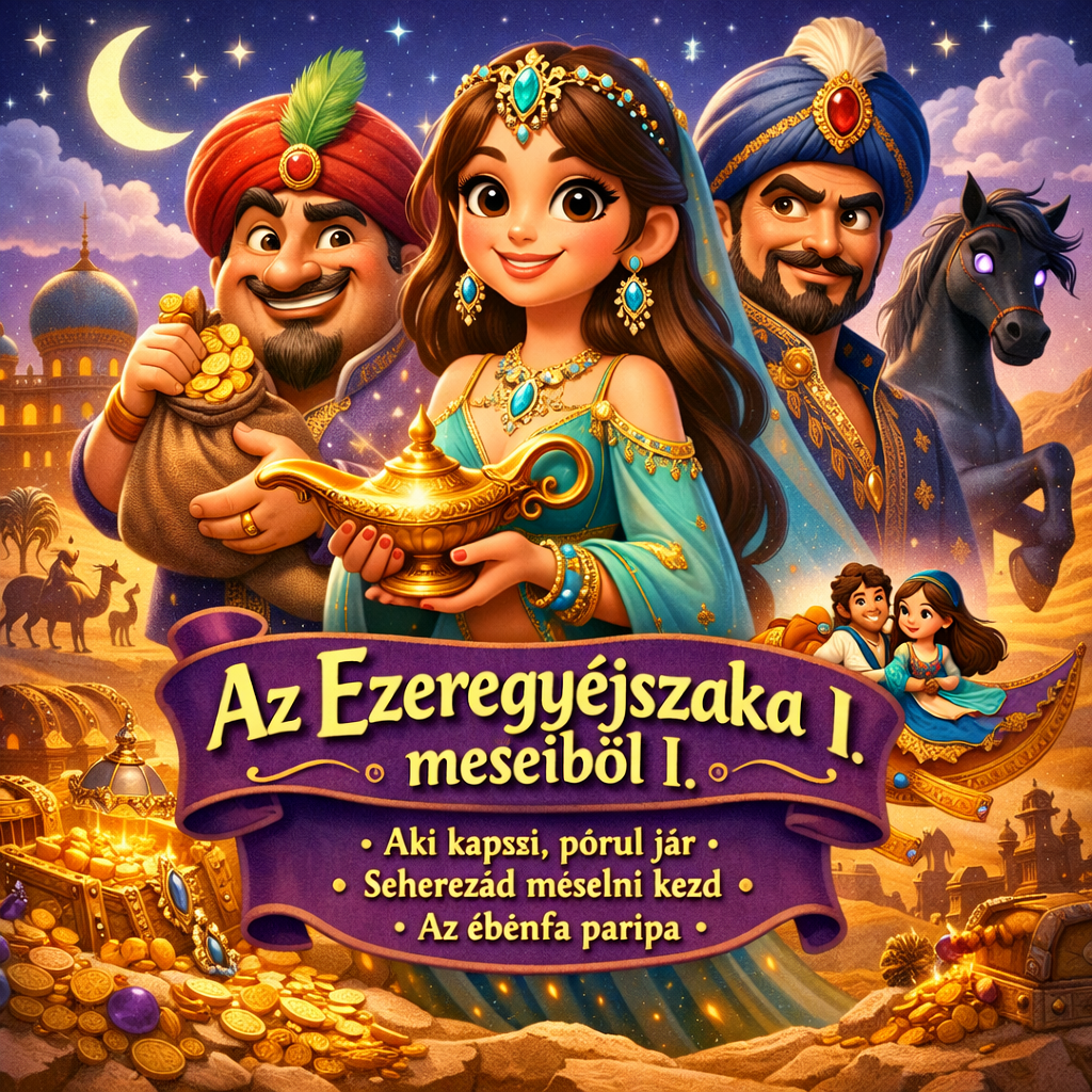 Az Ezeregyéjszaka meséiből I. könyv borító