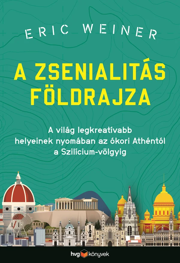 A zsenialitás földrajza könyv borító