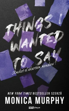 Things I wanted to say - Hangoskönyv