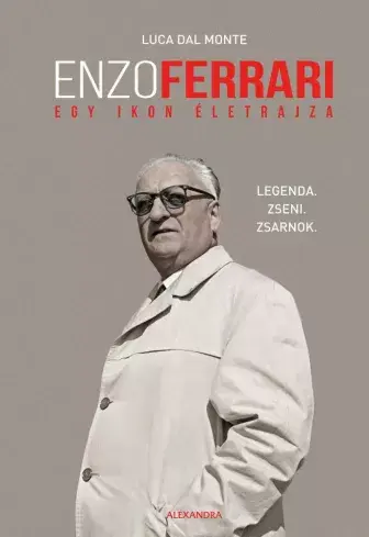 Enzo Ferrari – Egy ikon életrajza könyv borító