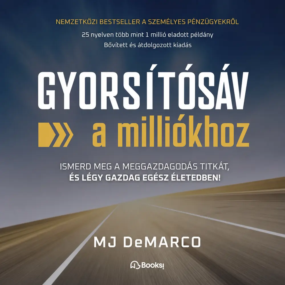 A hangoskönyv borítója