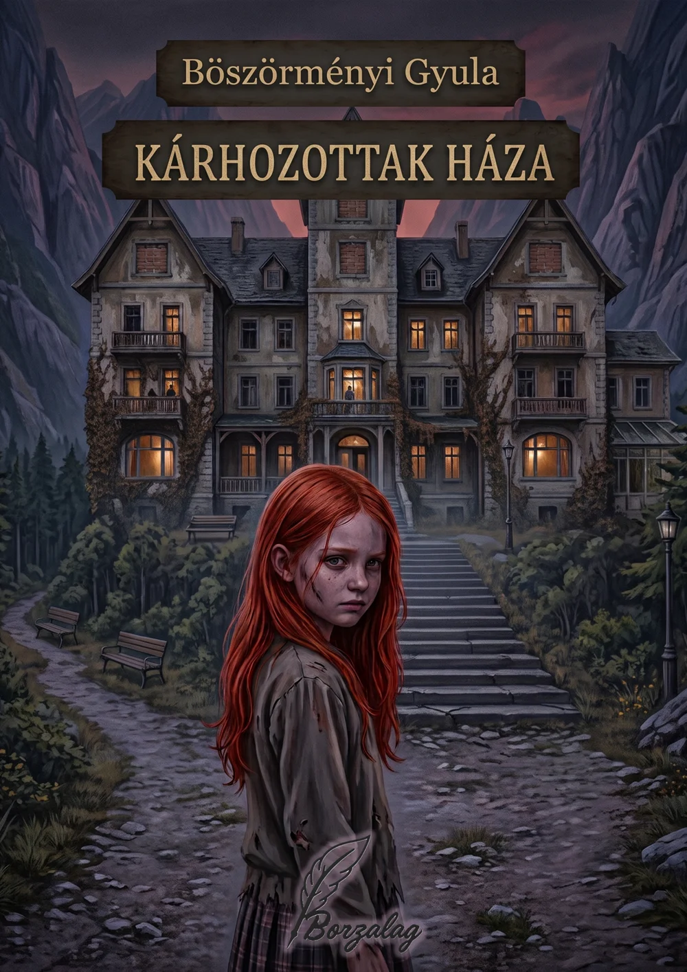 Kárhozottak háza könyv borító