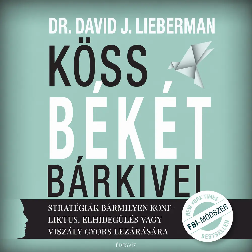 A hangoskönyv borítója