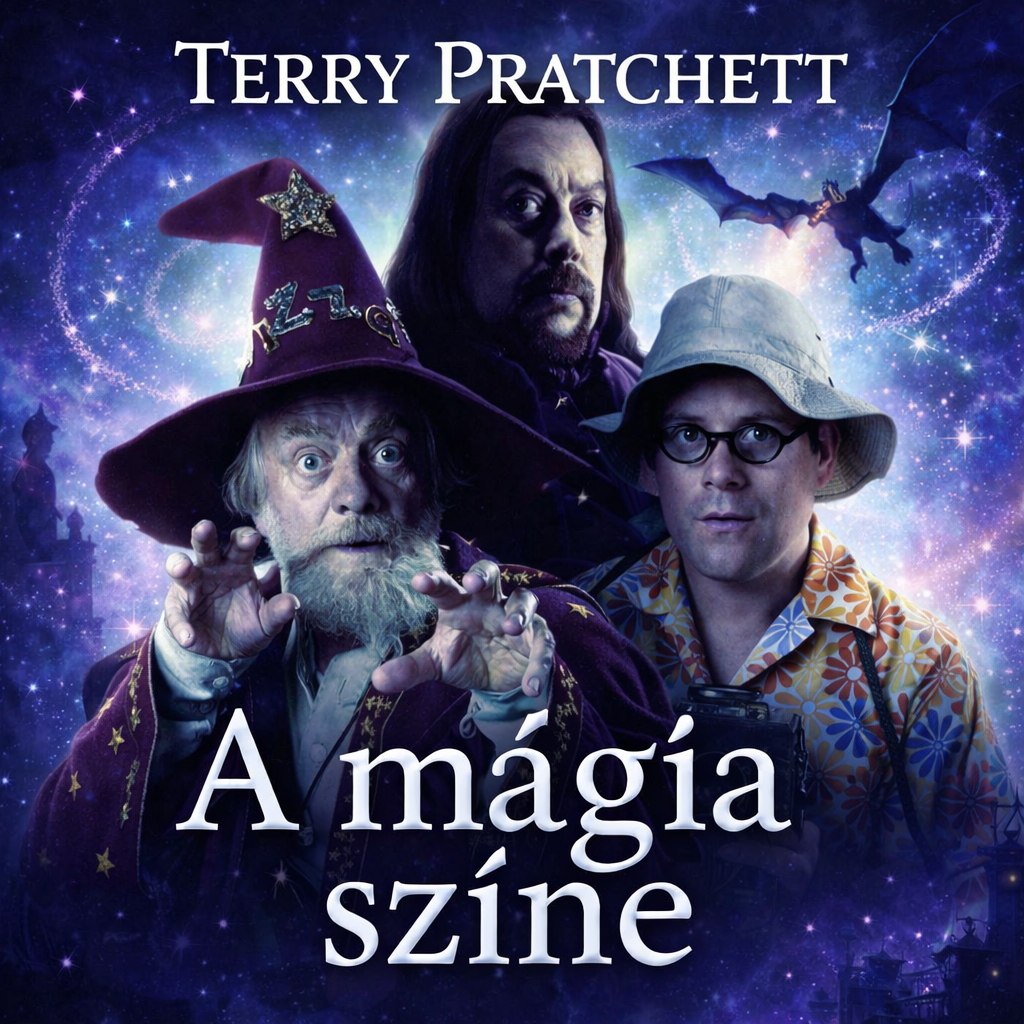 A mágia színe könyv borító