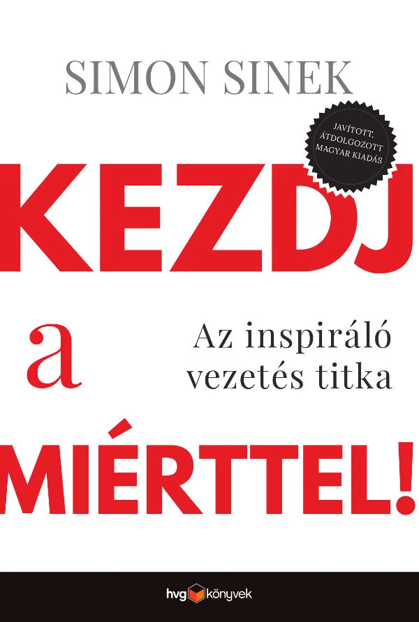 Kezdj a miérttel! könyv borító
