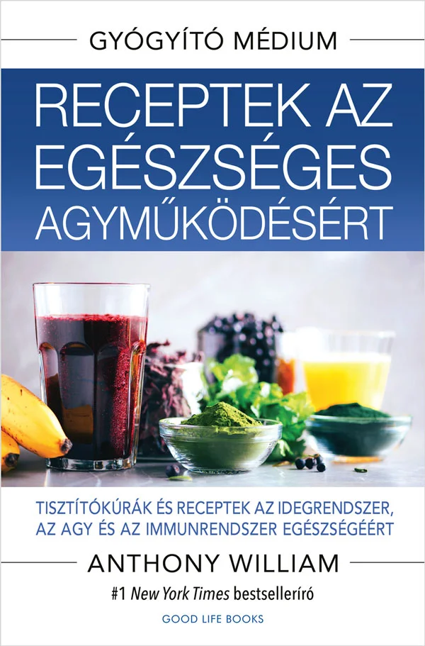 Receptek az egészséges agyműködésért könyv borító