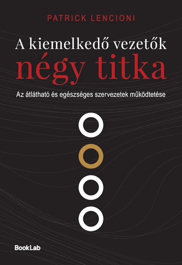 A kiemelkedő vezetők négy titka könyv borító