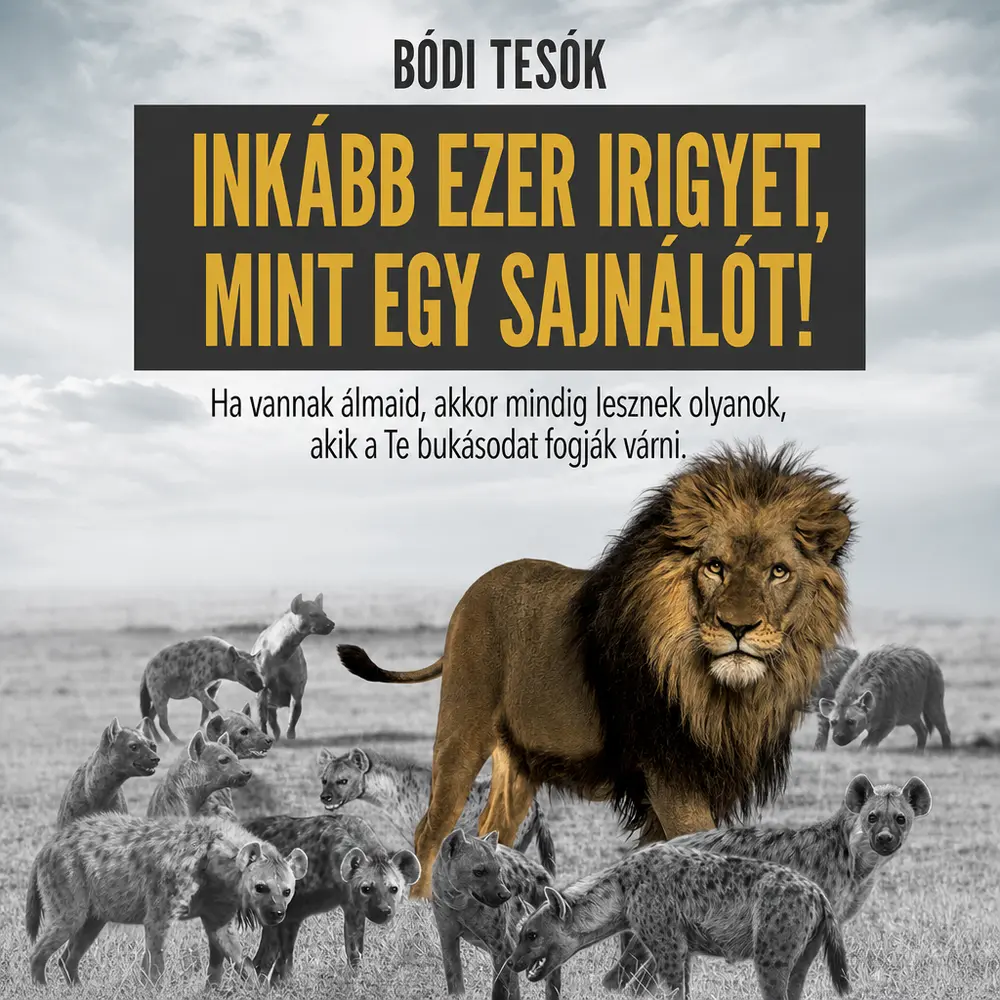 Inkább ezer irigyet, mint egy sajnálót! - Hangoskönyv