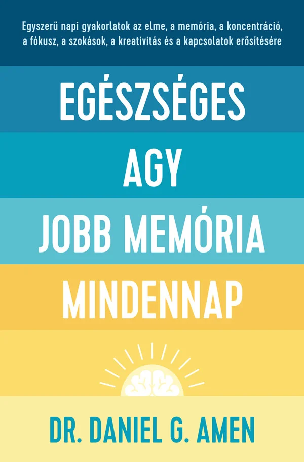 Egészséges agy, jobb memória mindennap könyv borító