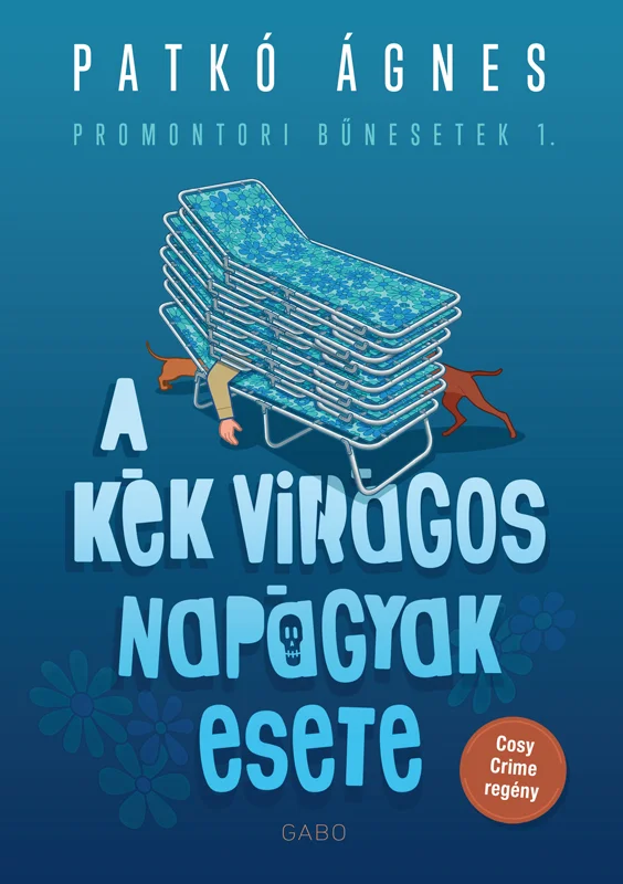 A kék virágos napágyak esete könyv borító