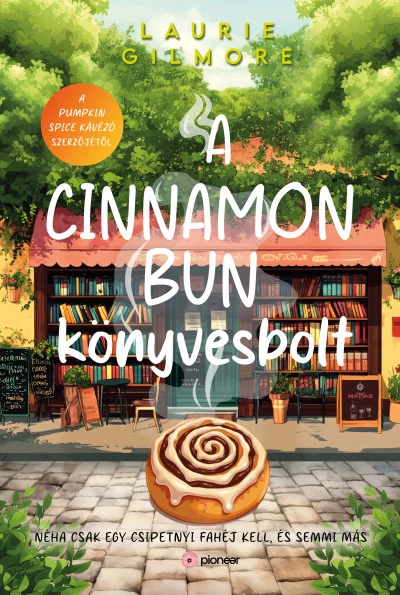 A Cinnamon Bun könyvesbolt könyv borító
