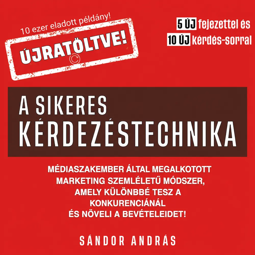 A sikeres kérdezéstechnika értékesítőknek ÚJRATÖLTVE - Hangoskönyv
