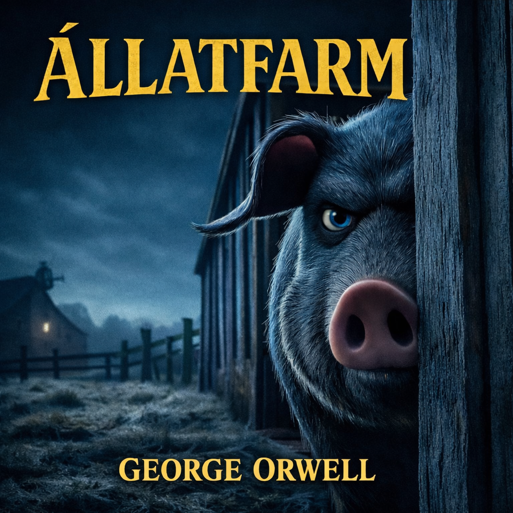 A hangoskönyv borítója