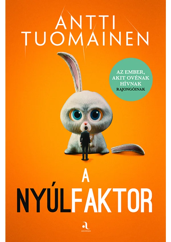 A nyúlfaktor könyv borító