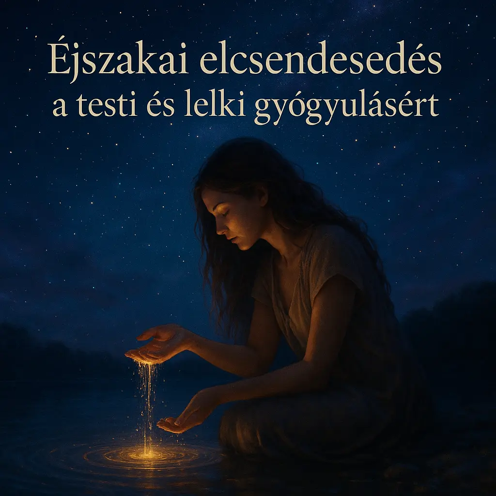 Éjszakai elcsendesedés a testi és lelki gyógyulásért könyv borító