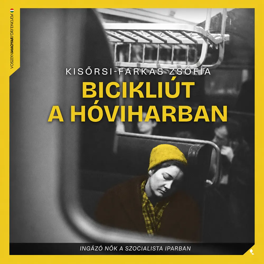 Bicikliút a hóviharban könyv borító