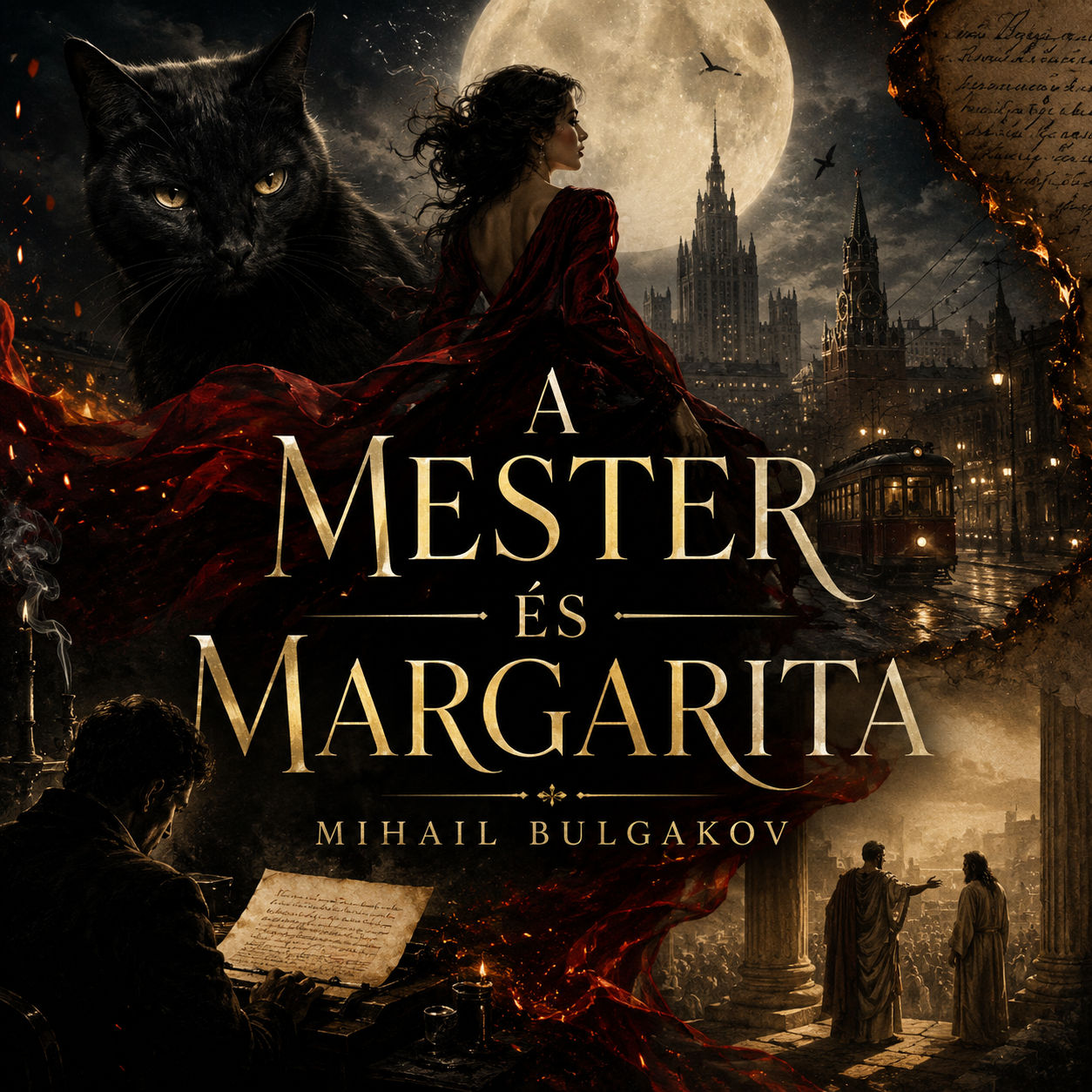 A Mester és Margarita könyv borító