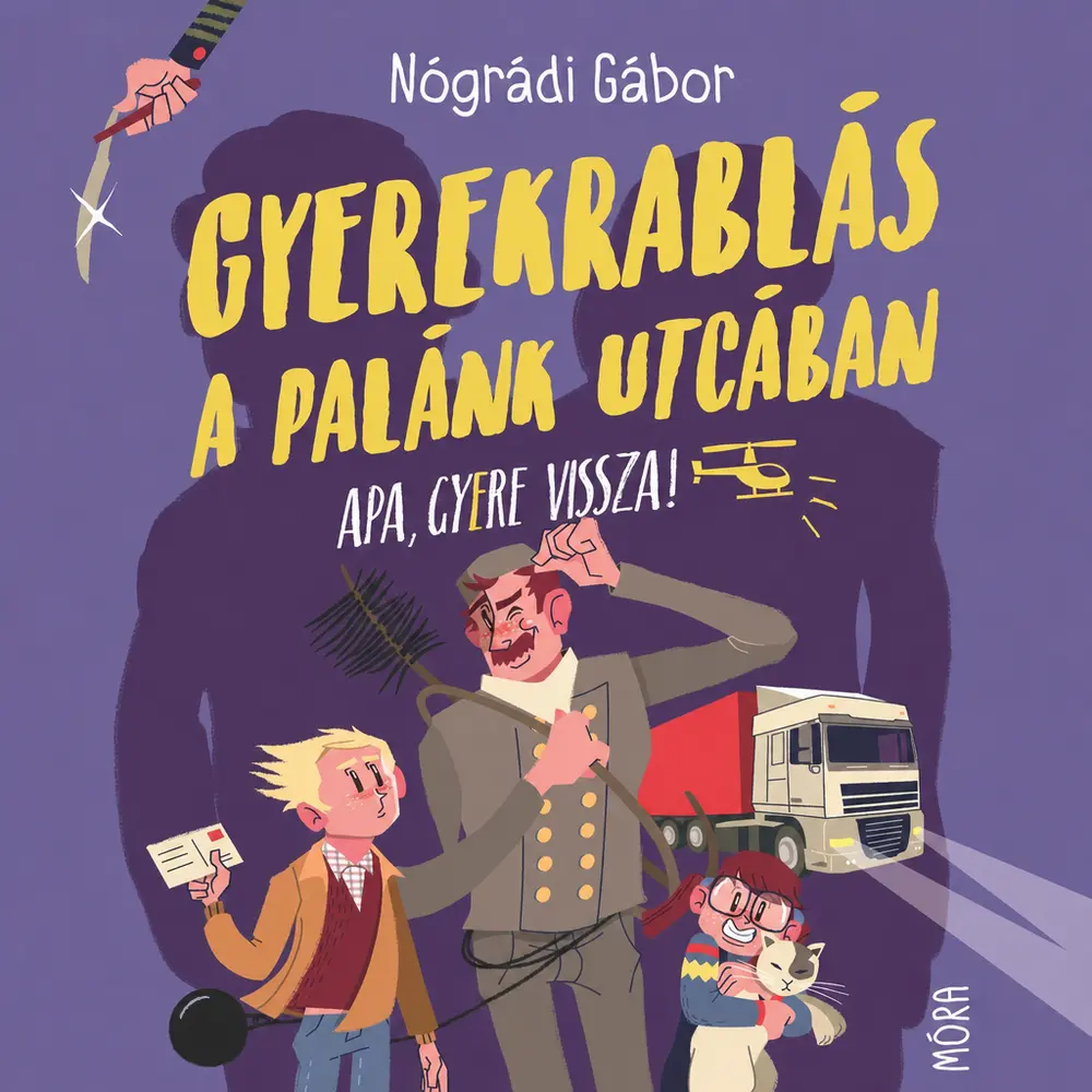 Gyerekrablás a palánk utcában könyv borító