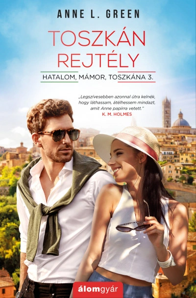 Toszkán rejtély könyv borító